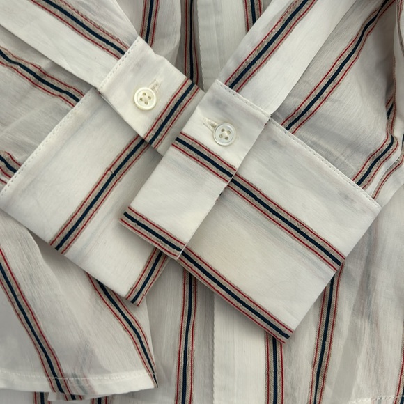 VINCE
TEXTURED STRIPE PULLOVER - OFF
WHITE - Picture 8 of 13